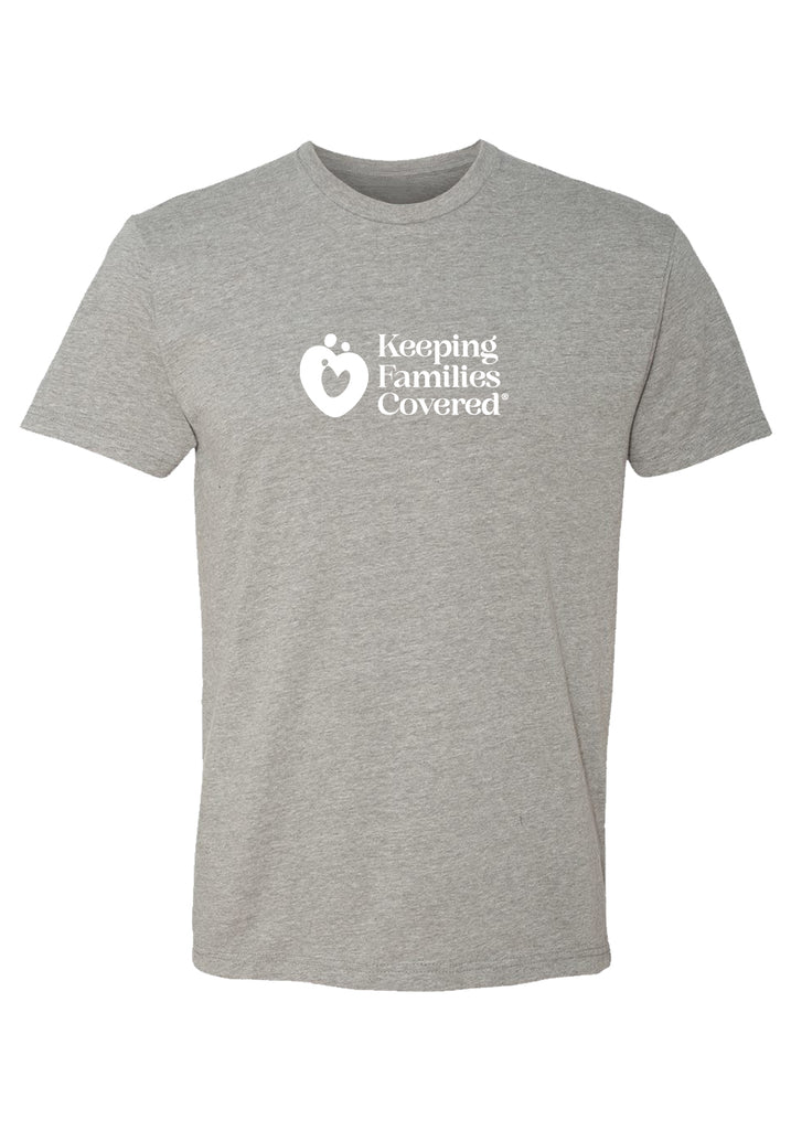 Keeping Families Covered men's t-shirt (gray) - front