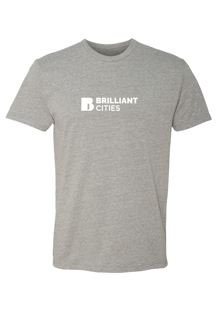 Brilliant Cities men's t-shirt (gray) - front