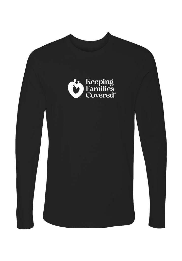Keeping Families Covered unisex t-shirt (black) - front