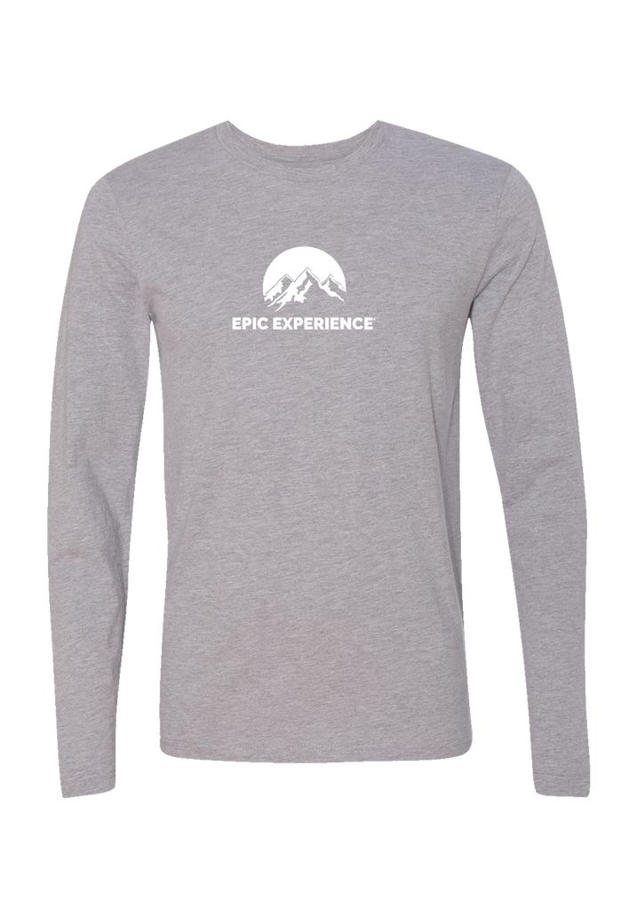 Epic Experience unisex long-sleeve t-shirt (gray) - front