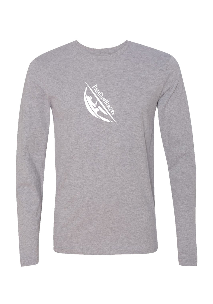 ParaCliffHangers unisex long-sleeve t-shirt (gray) - front
