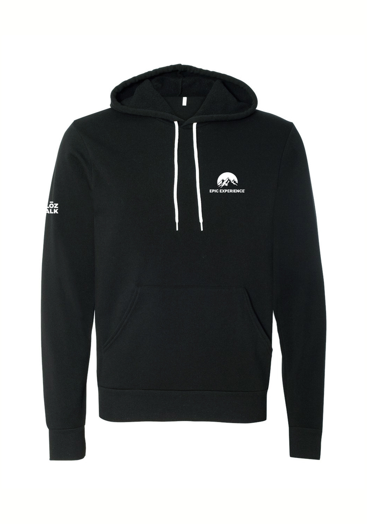 Epic Experience unisex pullover hoodie (black) - front