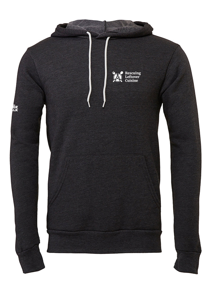 Rescuing Leftover Cuisine unisex pullover hoodie (gray) - front