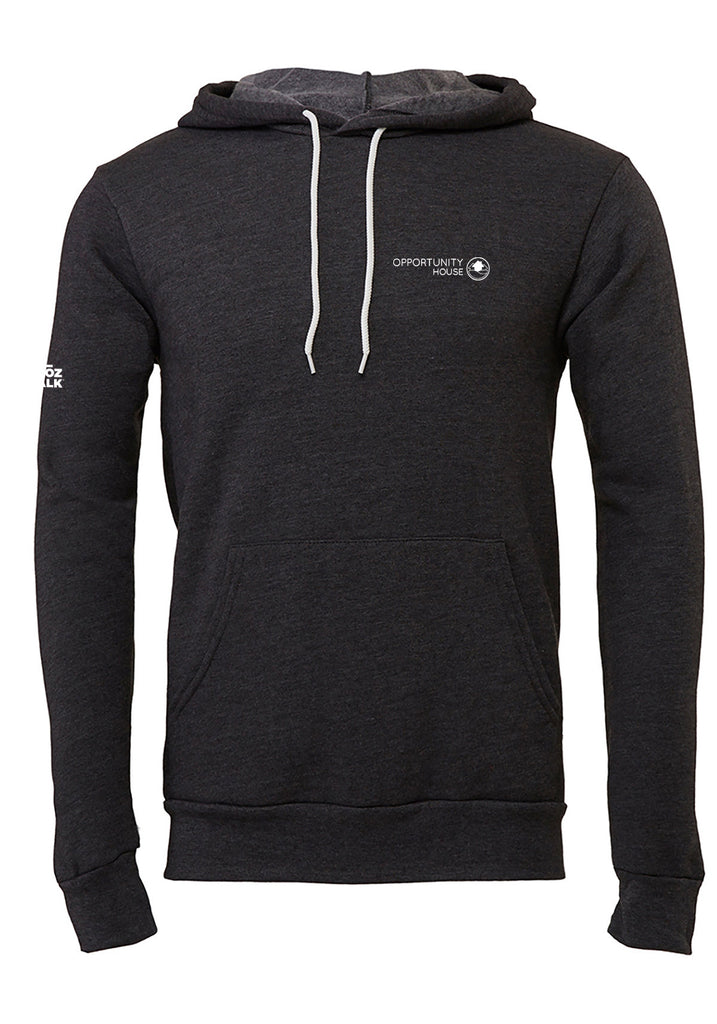 Opportunity House unisex pullover hoodie (gray) - front