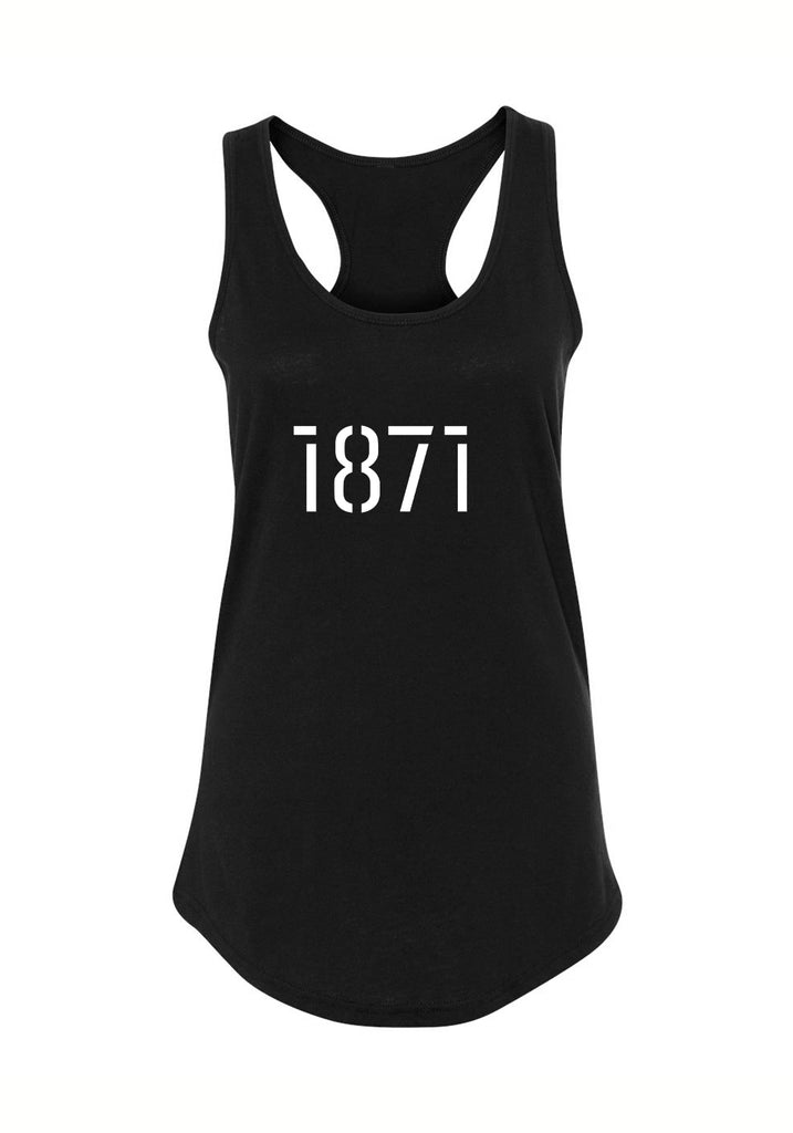 1871 women's  tank top (black) - front