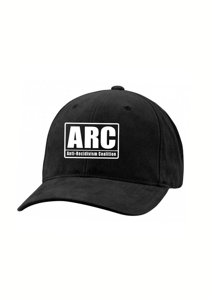 Anti-Recidivism Coalition unisex adjustable baseball cap (black) - front