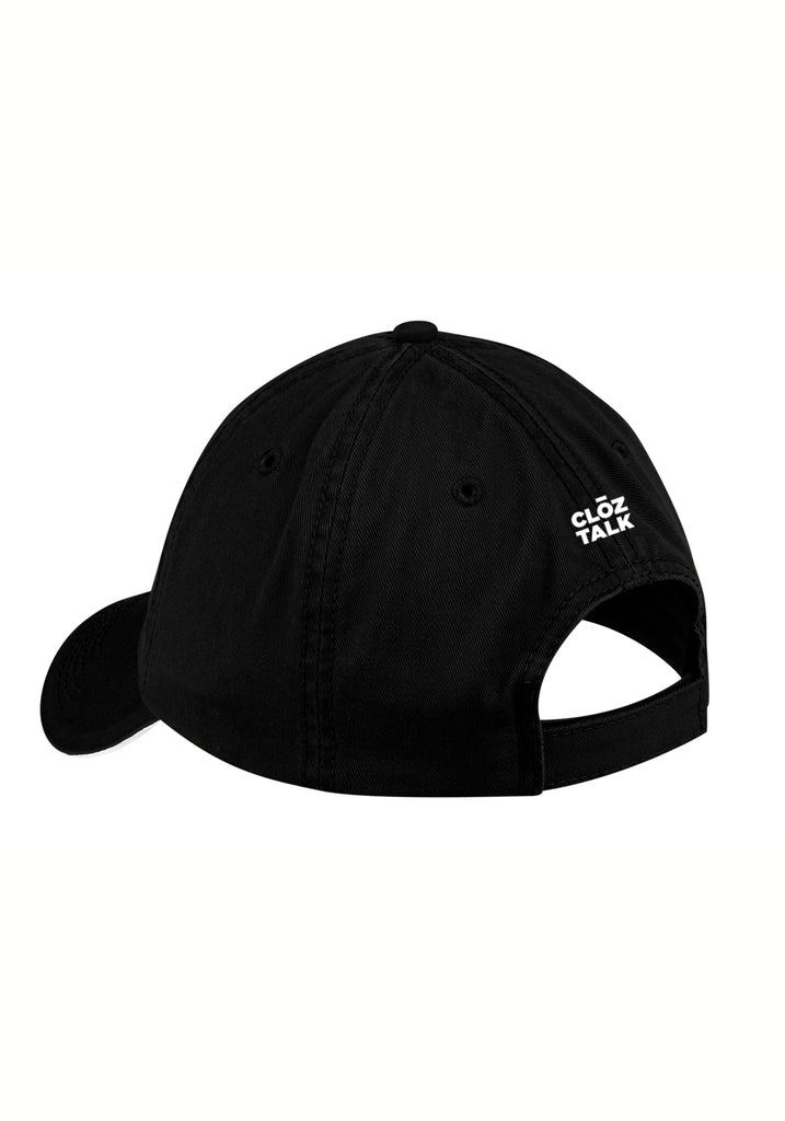 The Nonprofit Cooperative unisex adjustable baseball cap (black) - back