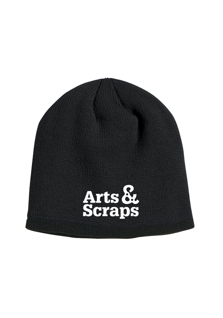 Arts & Scraps unisex winter hat (black) - front