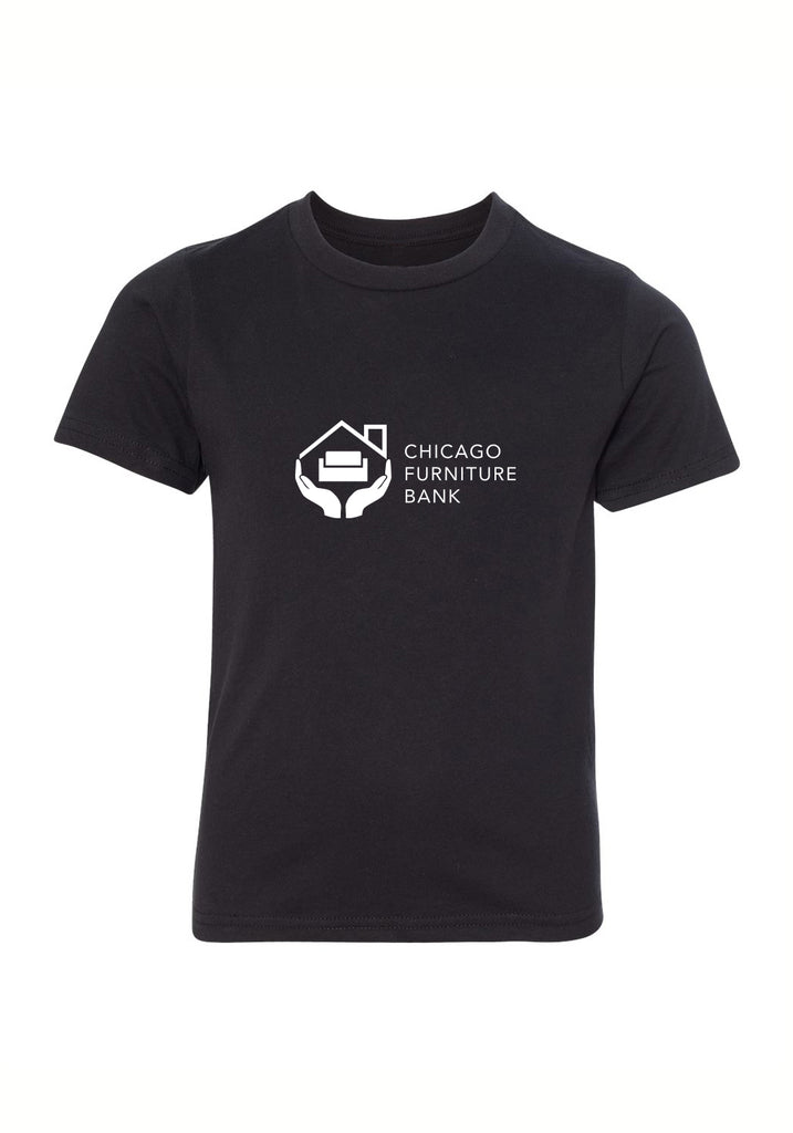 Chicago Furniture Bank kids t-shirt (black) - front