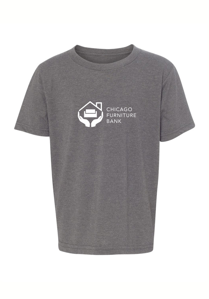 Chicago Furniture Bank kids t-shirt (gray) - front