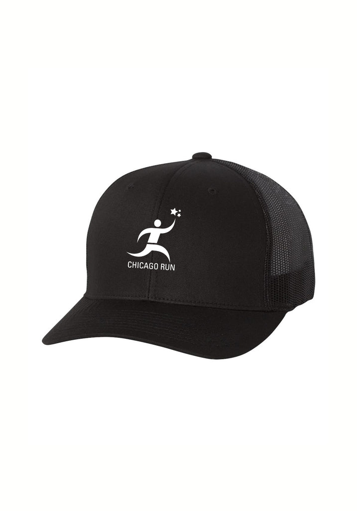 Chicago Run unisex trucker baseball cap (black) - front