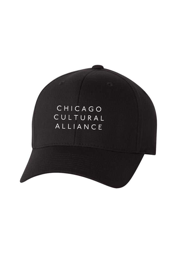 Chicago Cultural Alliance unisex fitted baseball cap (black) - front