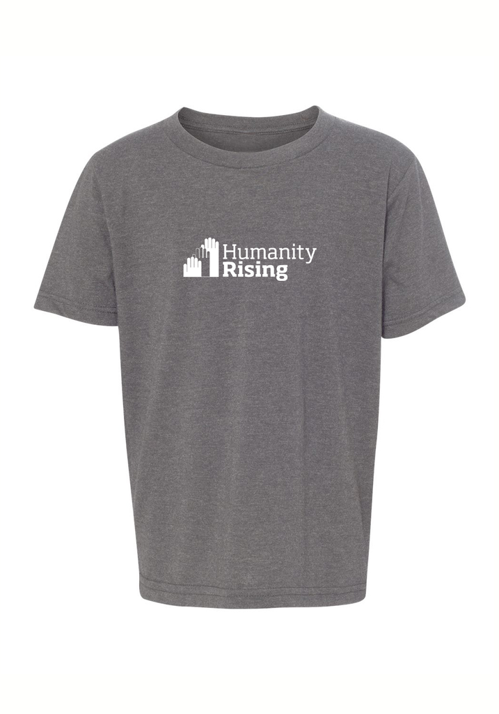 Humanity Rising kids t-shirt (gray) - front