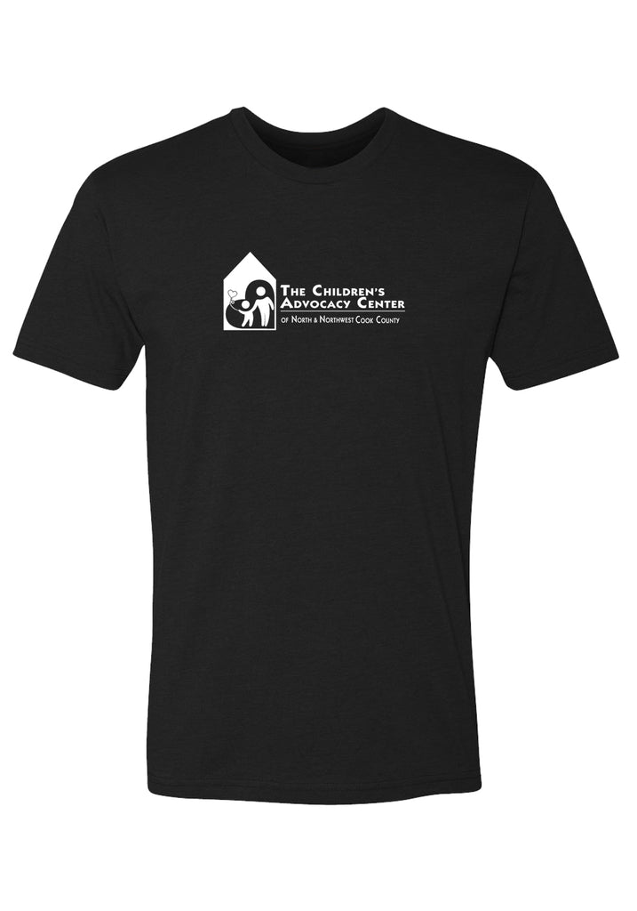 Children's Advocacy Center of North & Northwest Cook County men's t-shirt (black) - front