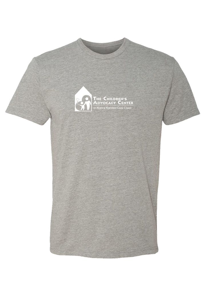 Children's Advocacy Center of North & Northwest Cook County men's t-shirt (gray) - front