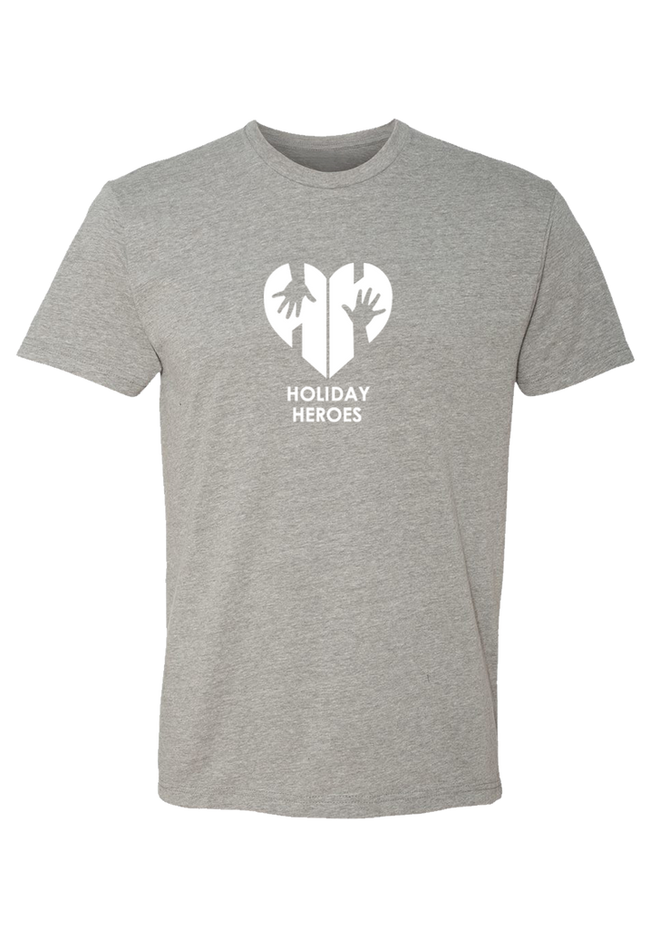 Holiday Heroes men's t-shirt (gray) - front