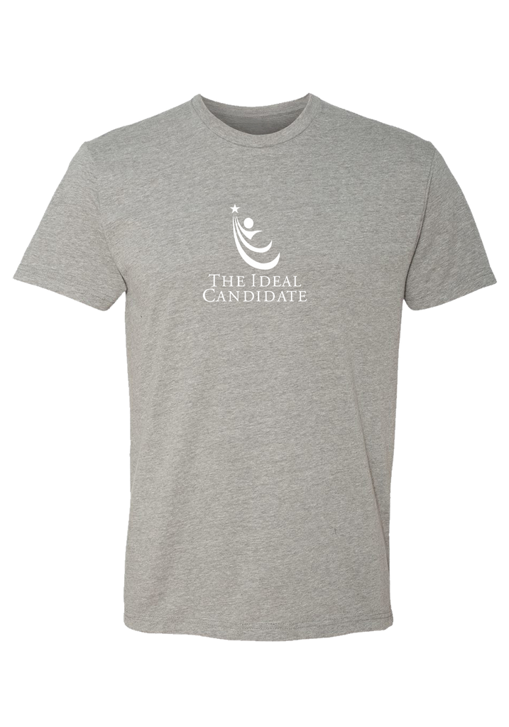 The Ideal Candidate men's t-shirt (gray) - front