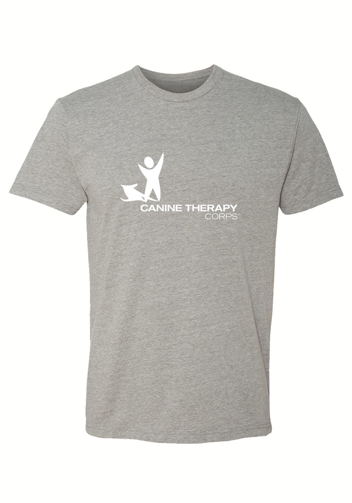 Canine Therapy Corps men's t-shirt (gray) - front