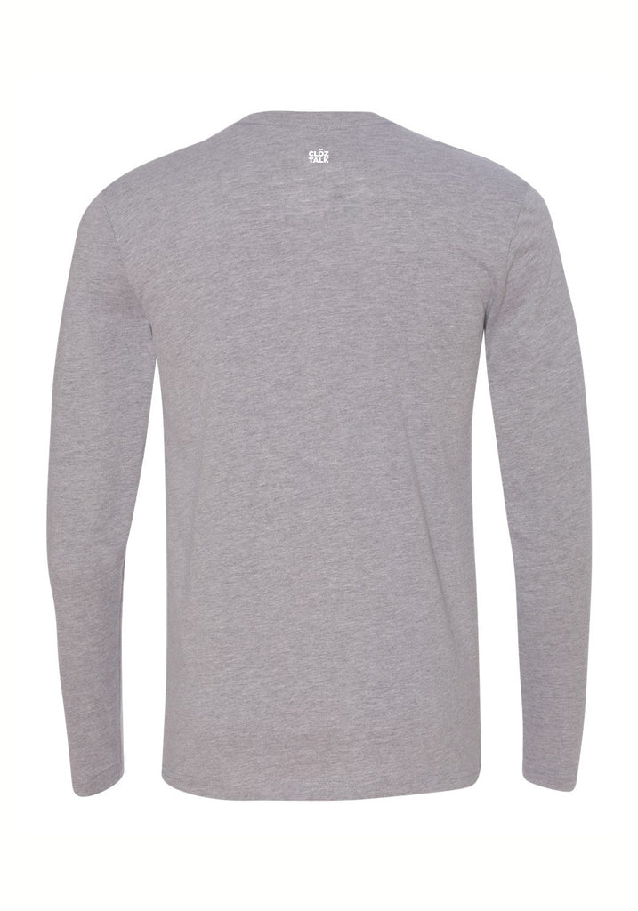 The Nonprofit Cooperative unisex long-sleeve t-shirt (gray) - back