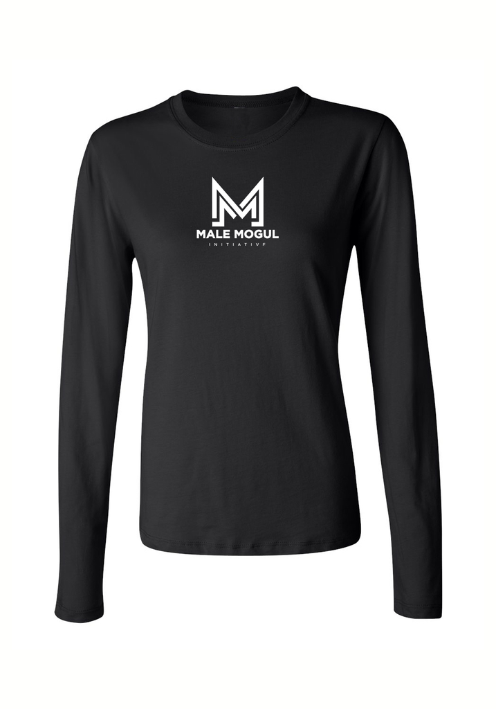 Male Mogul Initiative women's long-sleeve t-shirt (black) - front