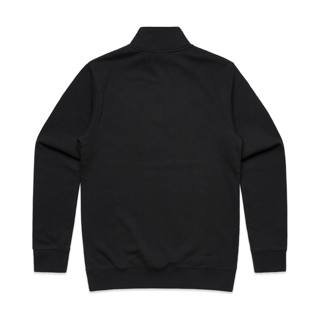 Windy City ToolBank quarter-zip sweatshirt (black) - back