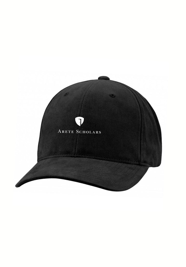 Arete Scholars Fund unisex adjustable baseball cap (black) - front