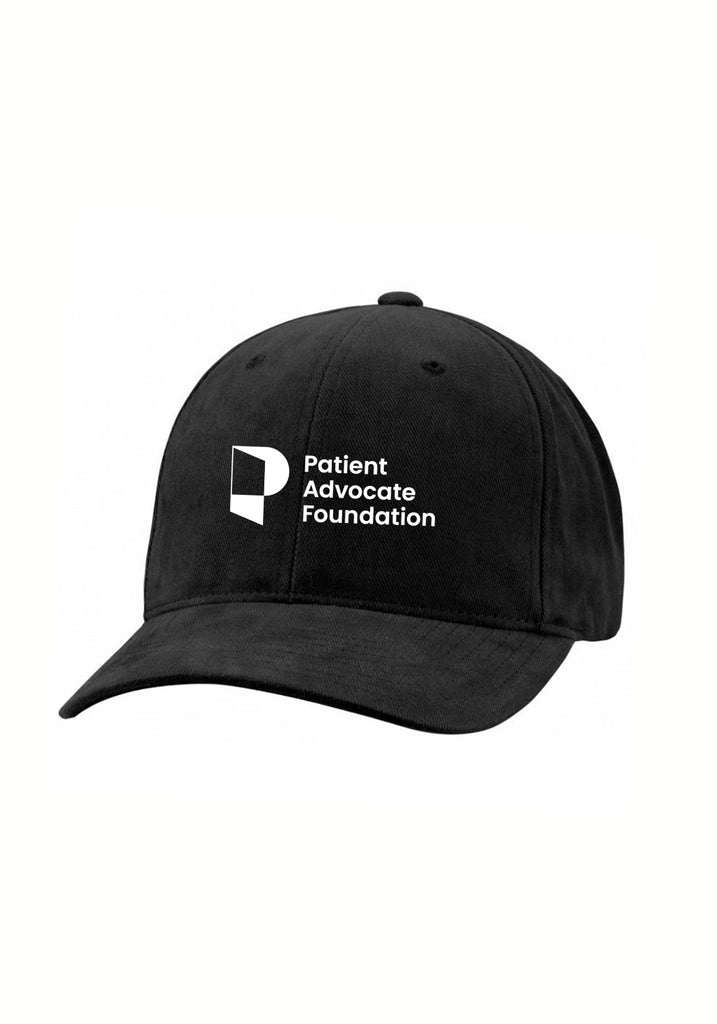 Patient Advocate Foundation unisex adjustable baseball cap (black) - front