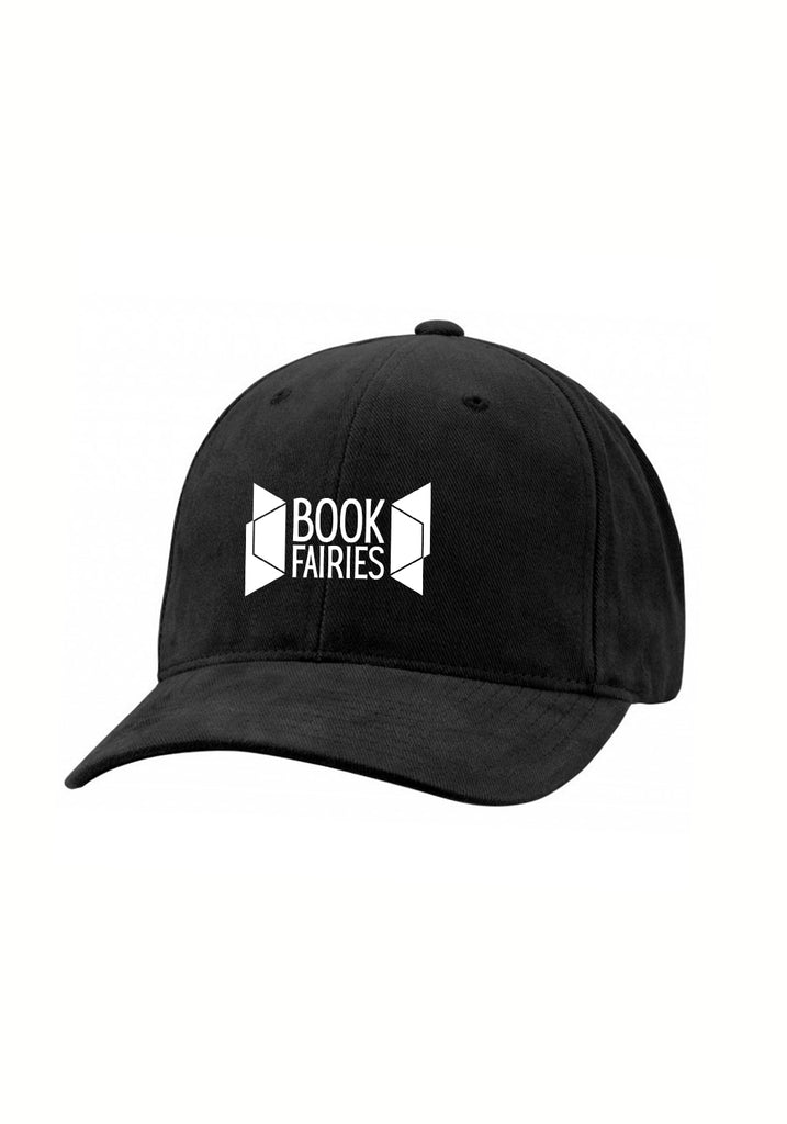 Book Fairies unisex adjustable baseball cap (black) - front