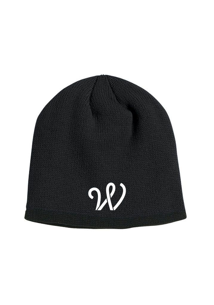 Wyoming Breast Cancer Initiative unisex knit beanie (black) - front