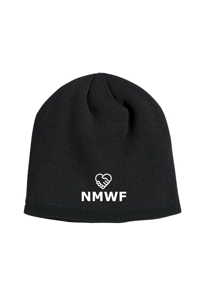 No Matter What Foundation unisex knit beanie (black) - front