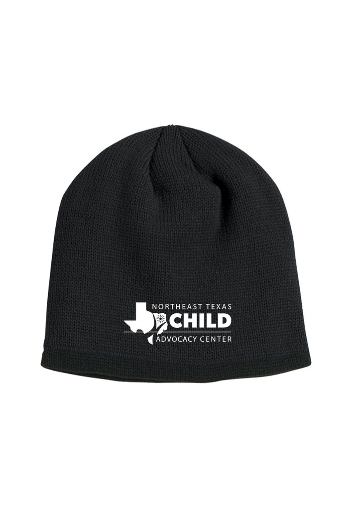 Northeast Texas Child Advocacy Center unisex knit beanie (black) - front