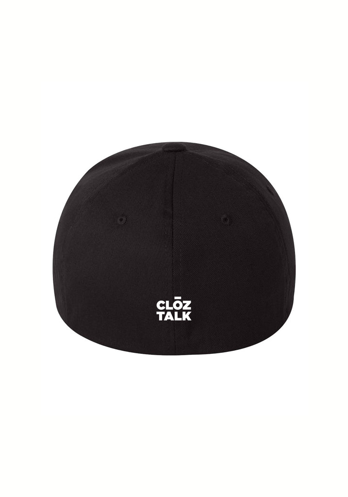 Knock Knock Give A Sock unisex fitted baseball cap (black) - back