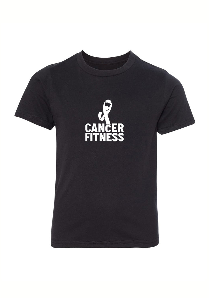 Cancer Fitness Foundation kids t-shirt (black) - front