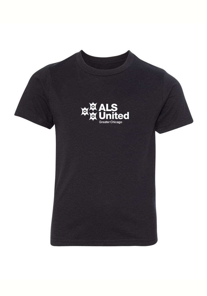 ALS United Chicago Greater Chicago kids t-shirt (black) - front