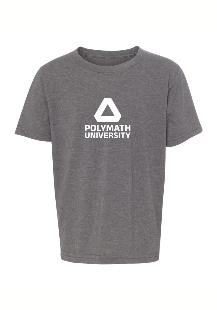 Polymath University kids t-shirt (gray) - front