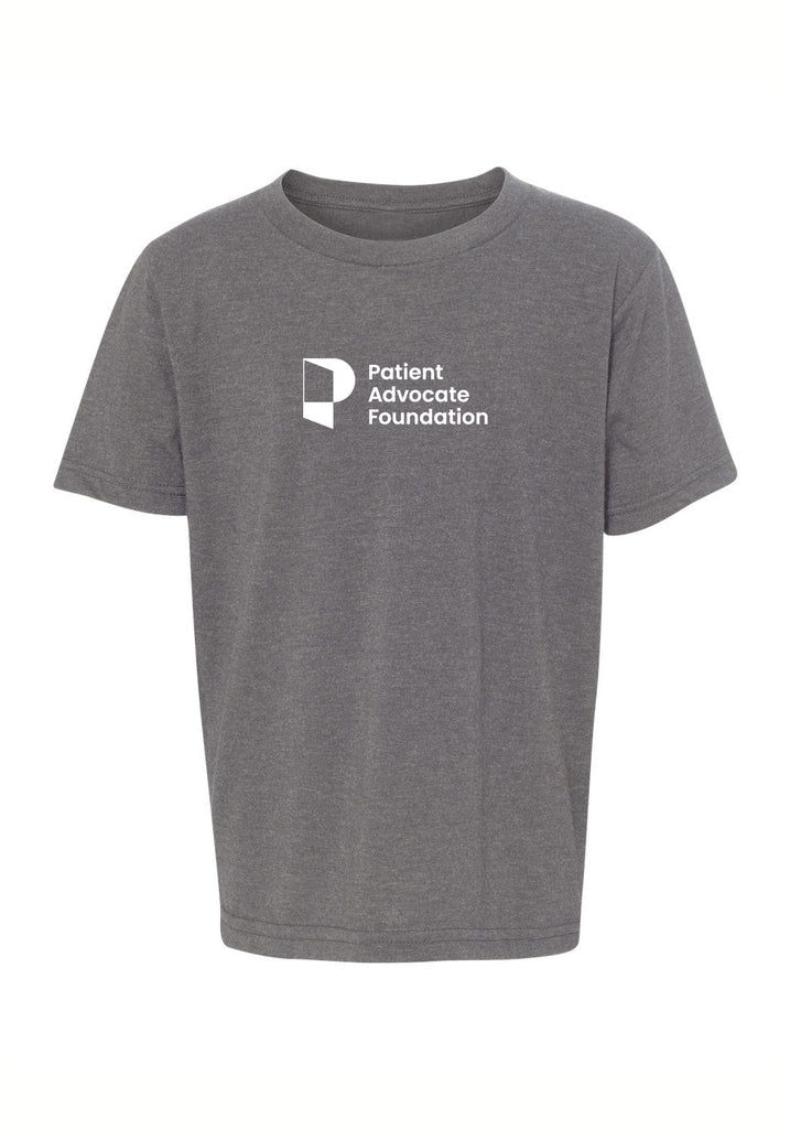 Patient Advocate Foundation kids t-shirt (gray) - front