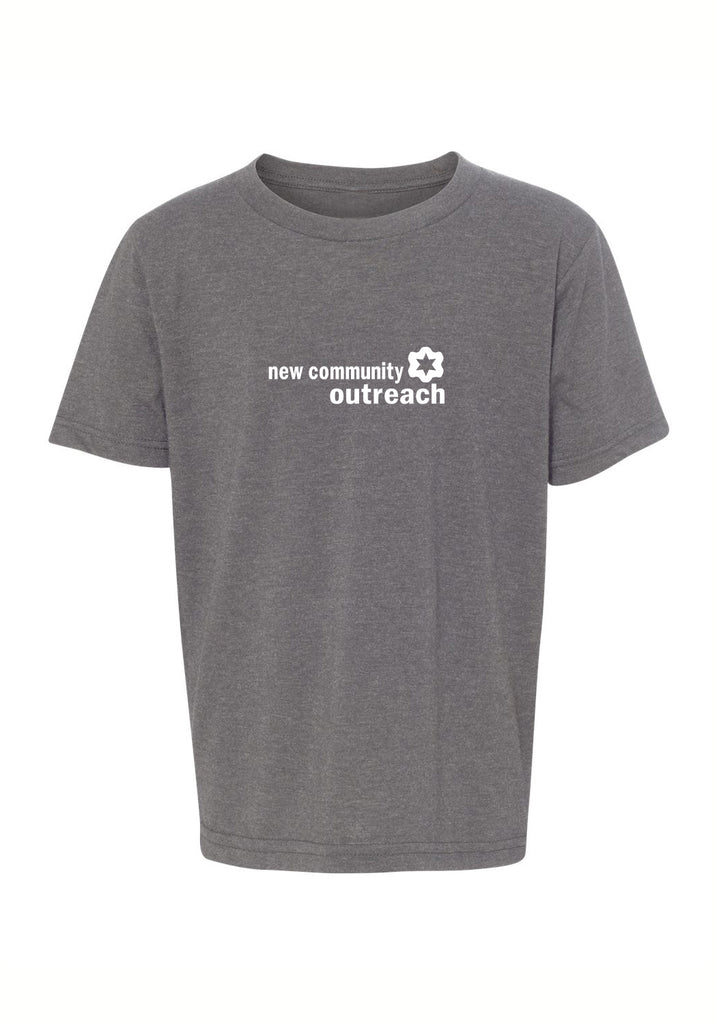 New Community Outreach kids t-shirt (gray) - front