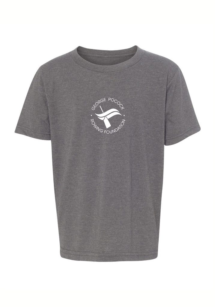 George Pocock Rowing Foundation kids t-shirt (gray) - front