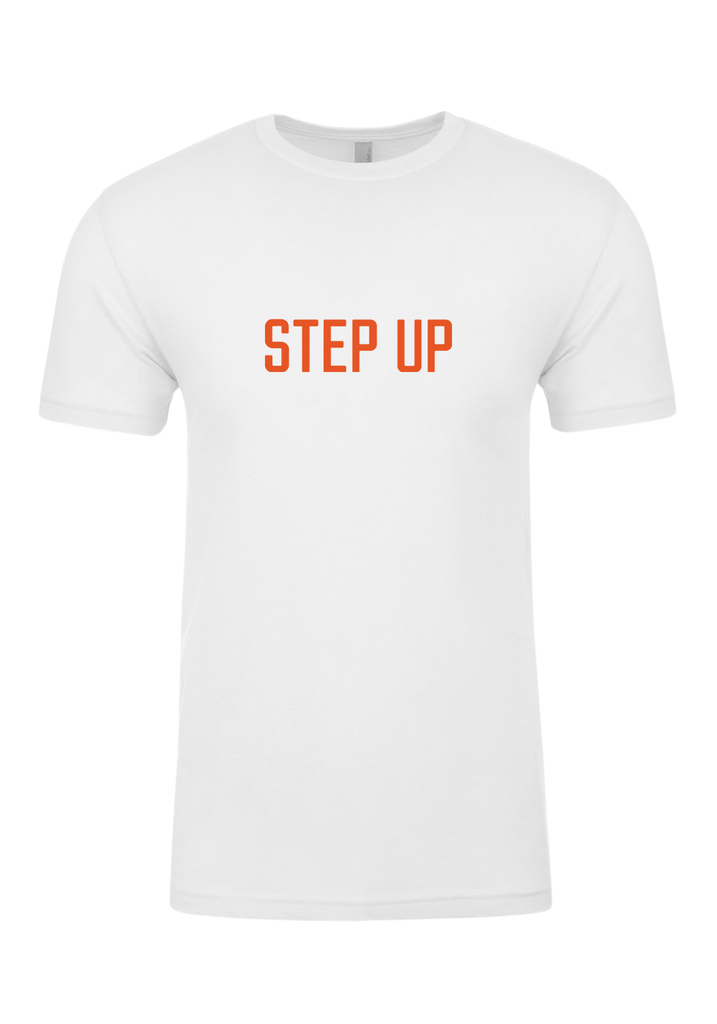 Step Up men's t-shirt (white) - front