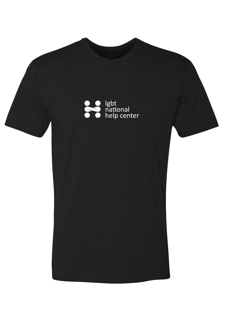 LGBT National Help Center men's t-shirt (black) - front