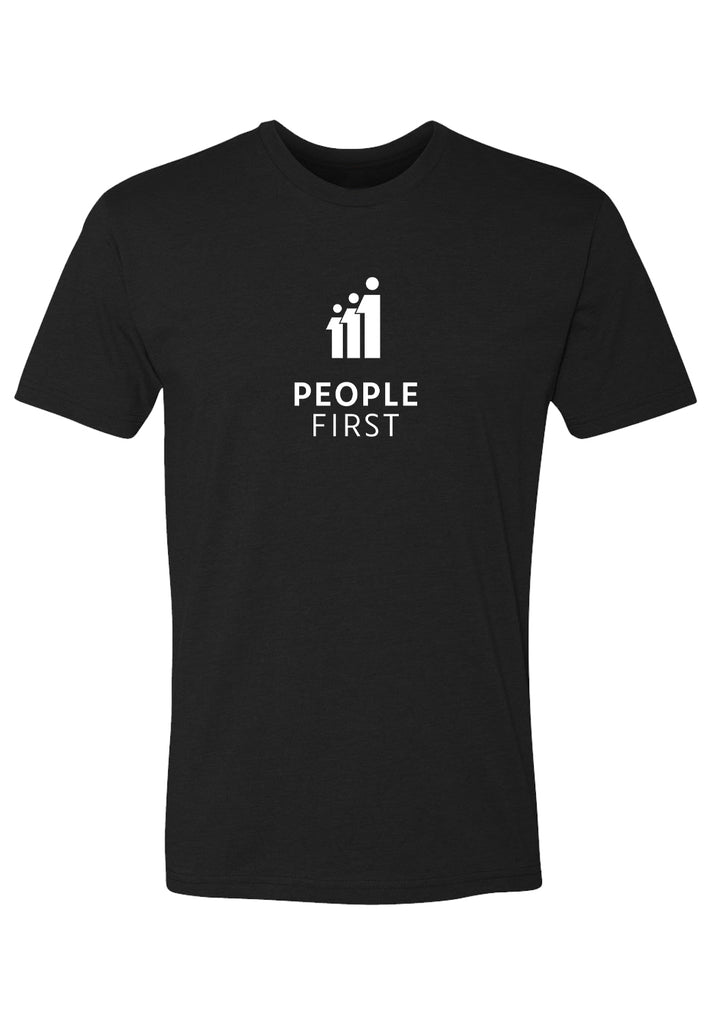 People First Economy men's t-shirt (black) - front
