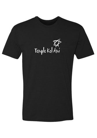 Temple Kol Ami men's t-shirt (black) - front