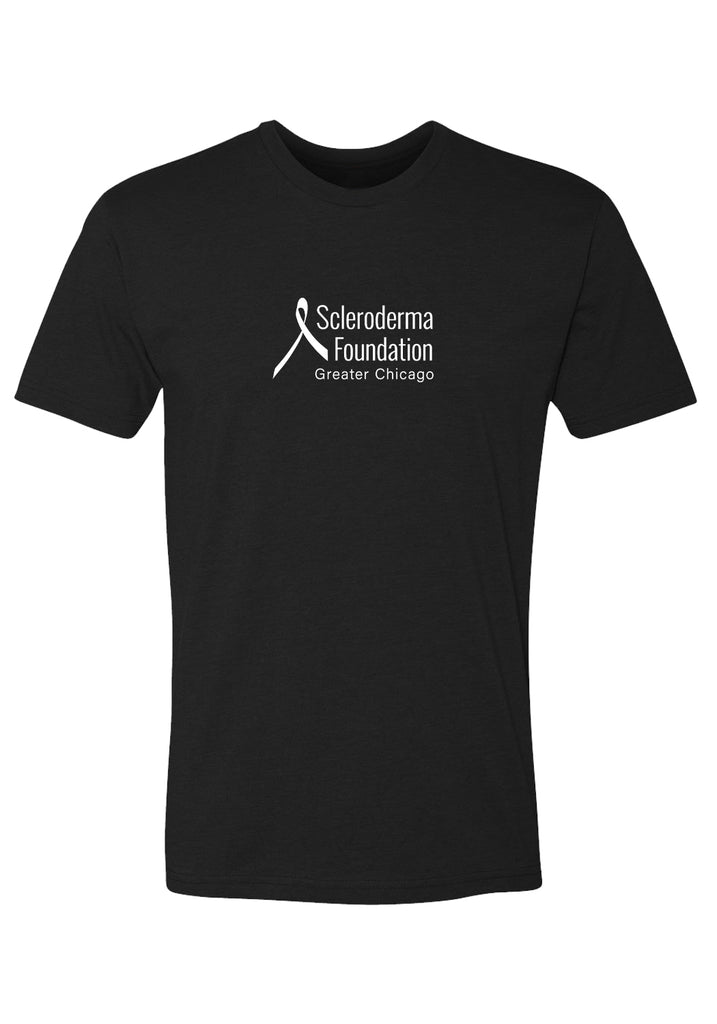 Scleroderma Foundation Of Greater Chicago men's t-shirt (black) - front