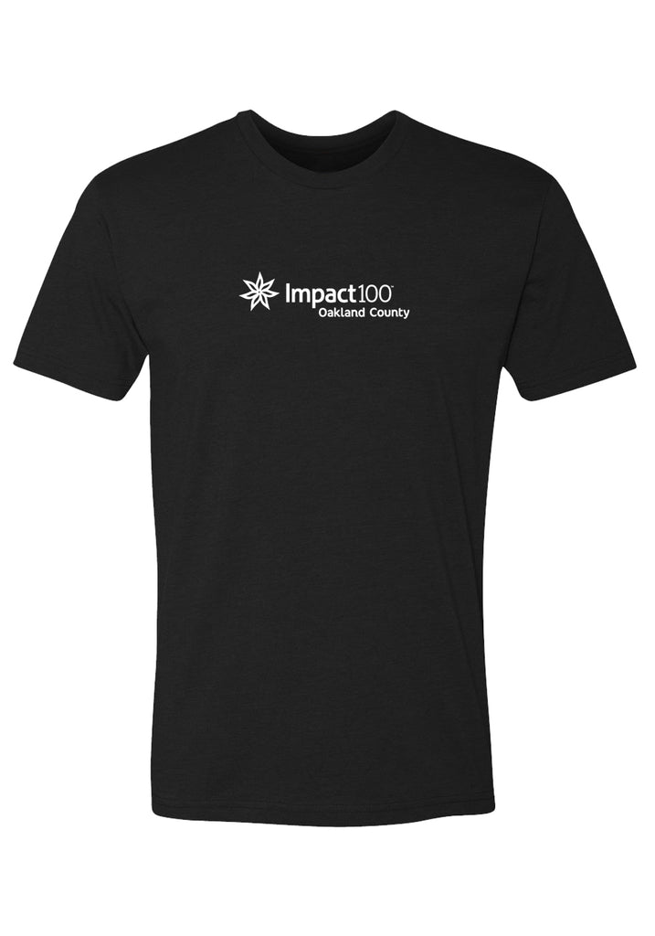 Impact100 Oakland County men's t-shirt (black) - front