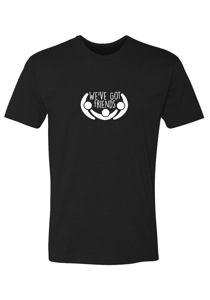 We've Got Friends men's t-shirt (black) - front