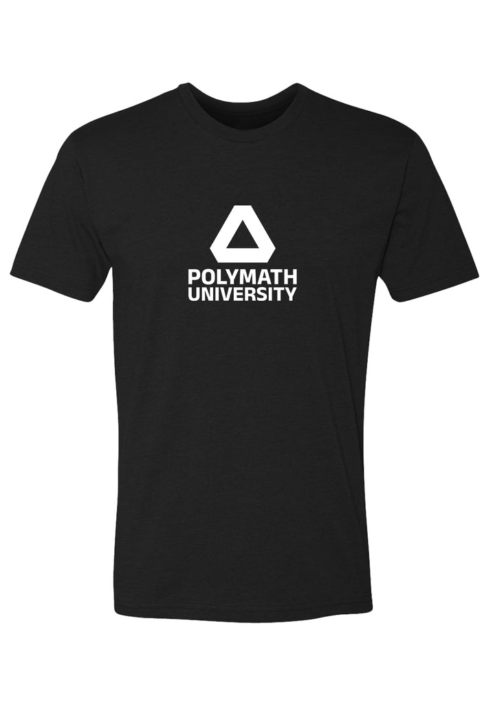 Polymath University men's t-shirt (black) - front
