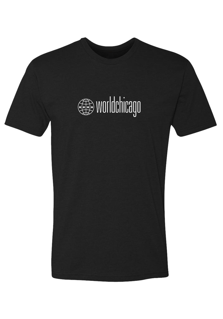 WorldChicago men's t-shirt (black) - front