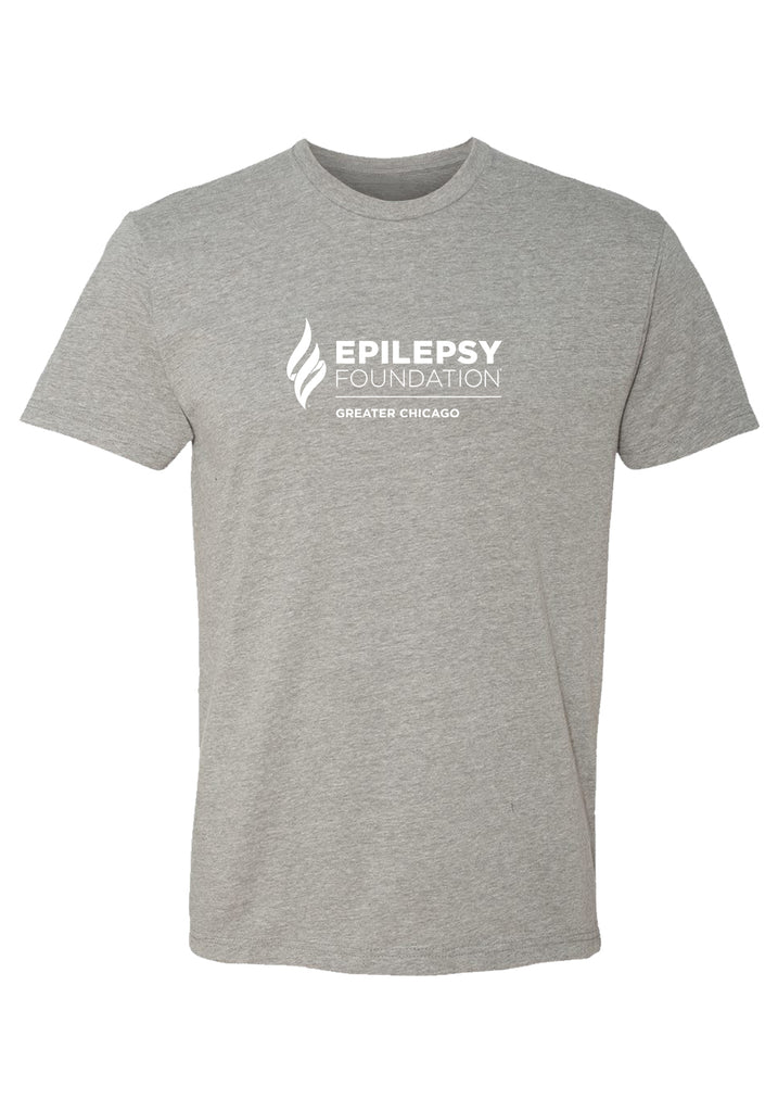 Epilepsy Foundation of Greater Chicago men's t-shirt (gray) - front