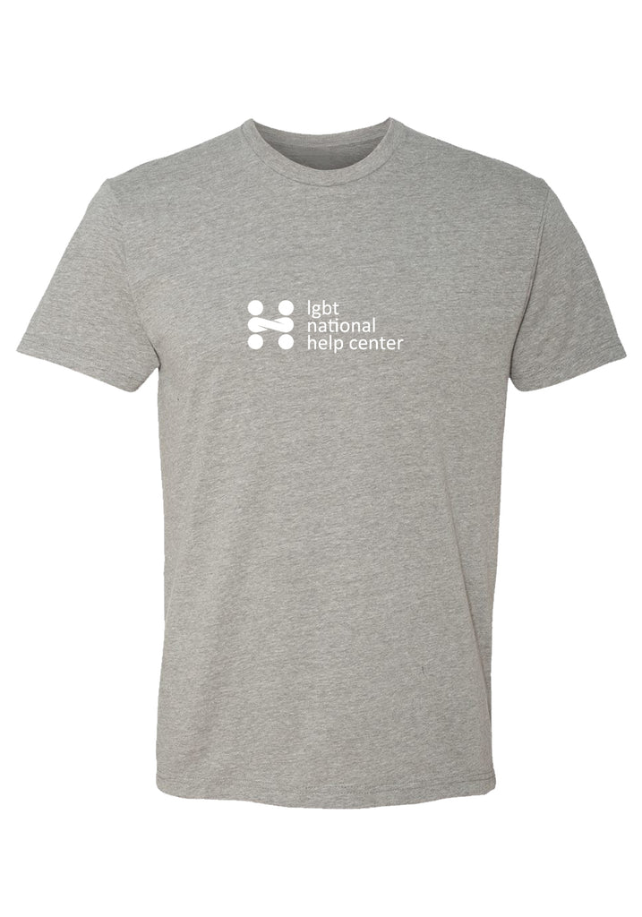 LGBT National Help Center men's t-shirt (gray) - front