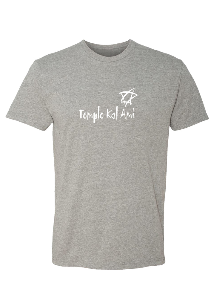 Temple Kol Ami men's t-shirt (gray) - front